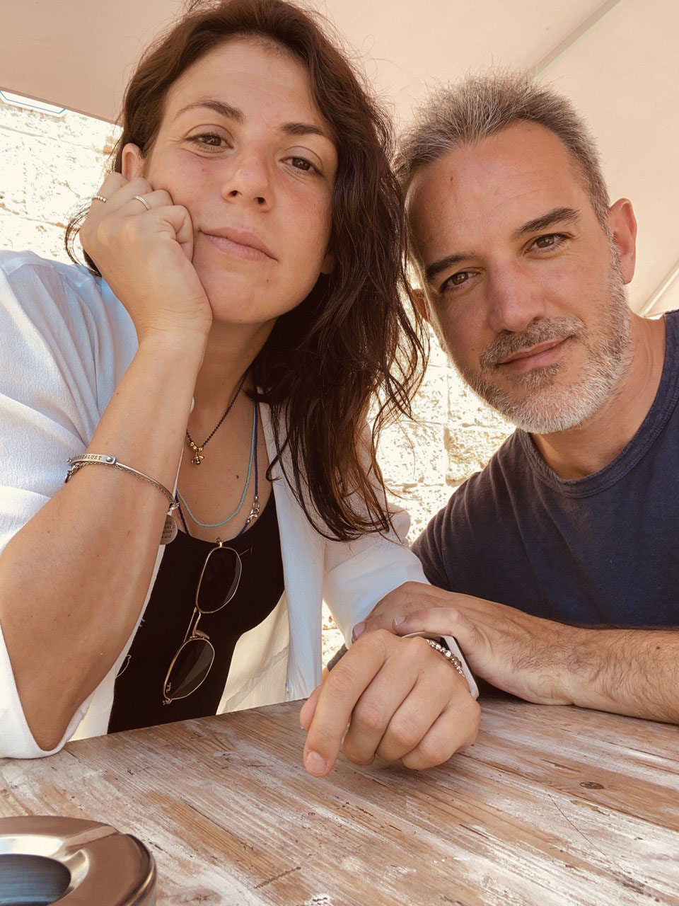 Mattia e Mara al mare